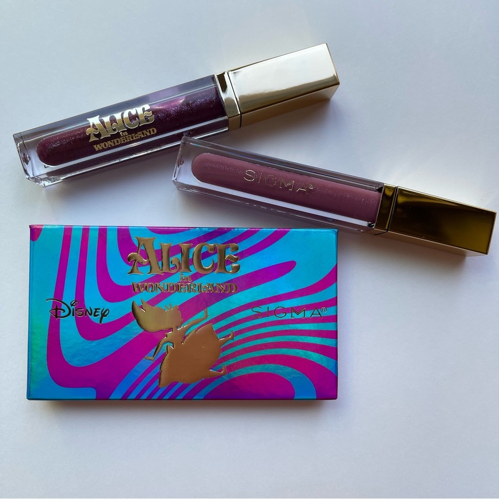 NEW Sigma Beauty Purple and Pink Lip Gloss Collection and Blush Palette